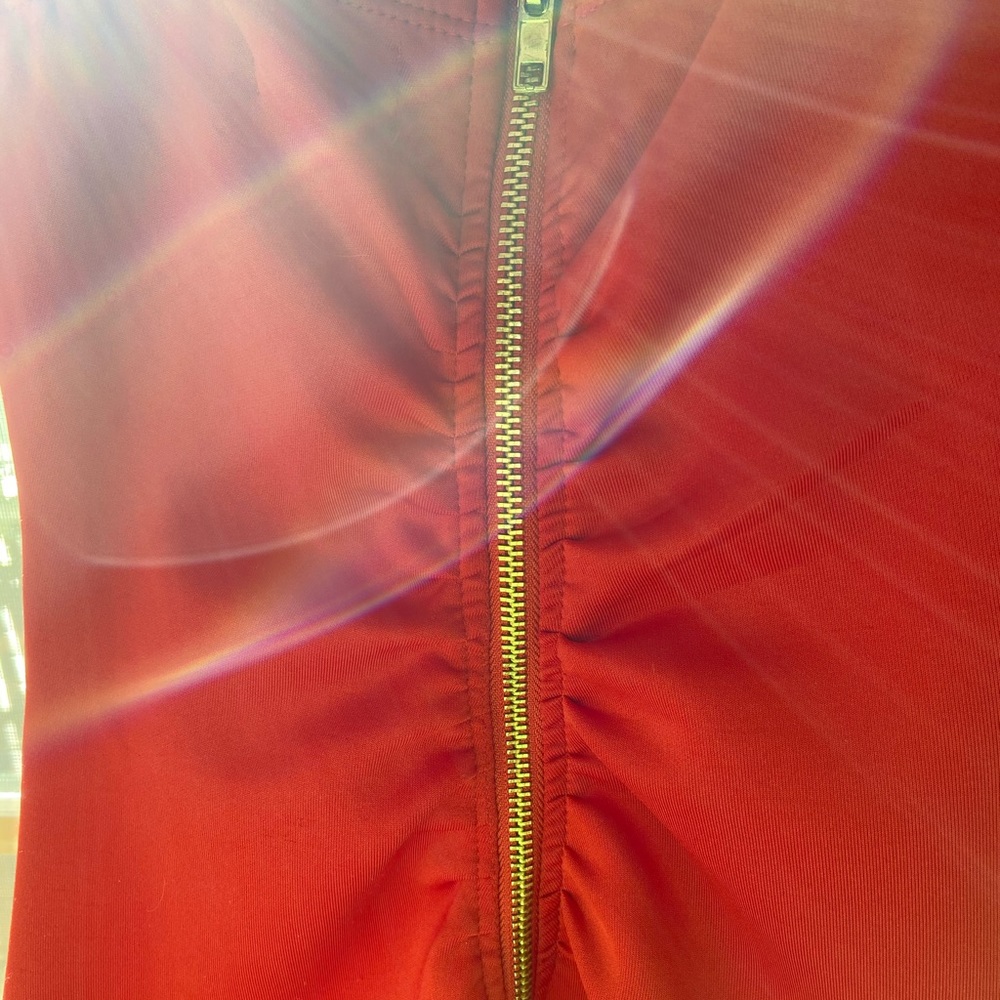 RED BODYCON DRESS - Picture 5 of 8